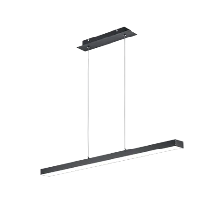 TRIO Suspension intérieur noir mat et blanc AGANO - Pas cher