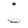 TRIO Suspension intérieur noir mat et blanc COURSE - Pas cher