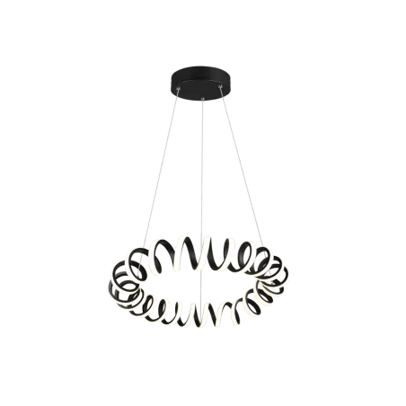 TRIO Suspension intérieur noir mat et blanc CURL - Pas cher