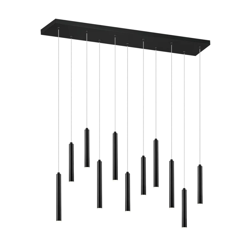 TRIO Suspension intérieur noir mat et blanc TUBULAR - Pas cher