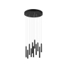 TRIO Suspension intérieur noir mat et blanc TUBULAR - Pas cher