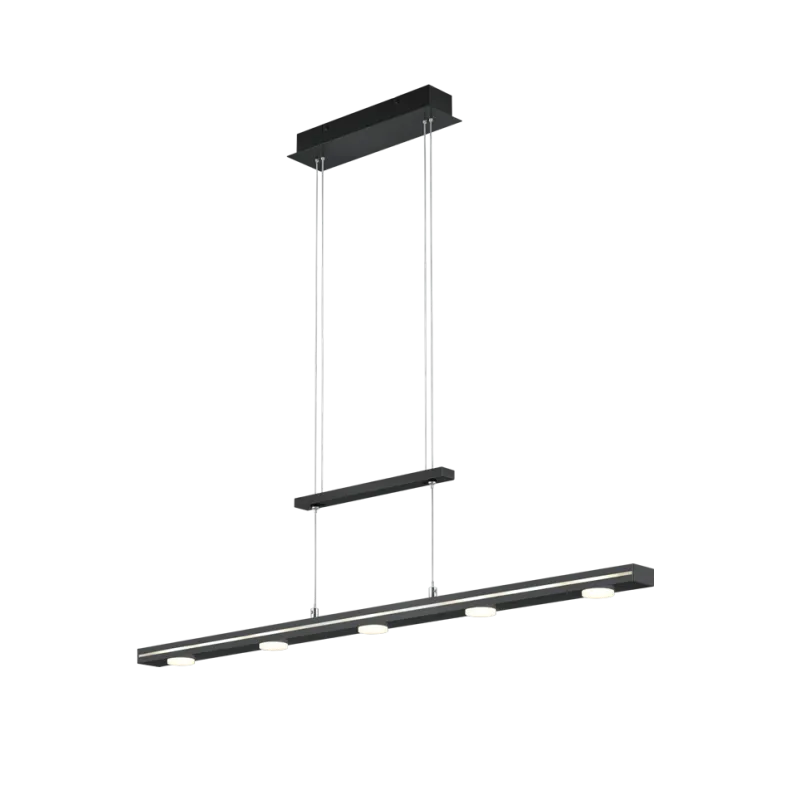 TRIO Suspension intérieur noir mat et blanc LACAL - Pas cher