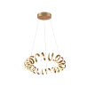 TRIO Suspension intérieur or et blanc CURL - Pas cher