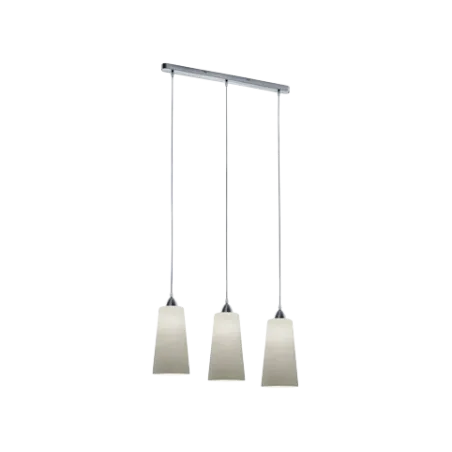 TRIO Suspension intérieur nickel mat et blanc balayé KONI - Pas cher