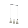 TRIO Suspension intérieur nickel mat et blanc balayé KONI - Pas cher