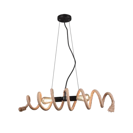 TRIO Suspension intérieur noir mat et brun ARI - Pas cher