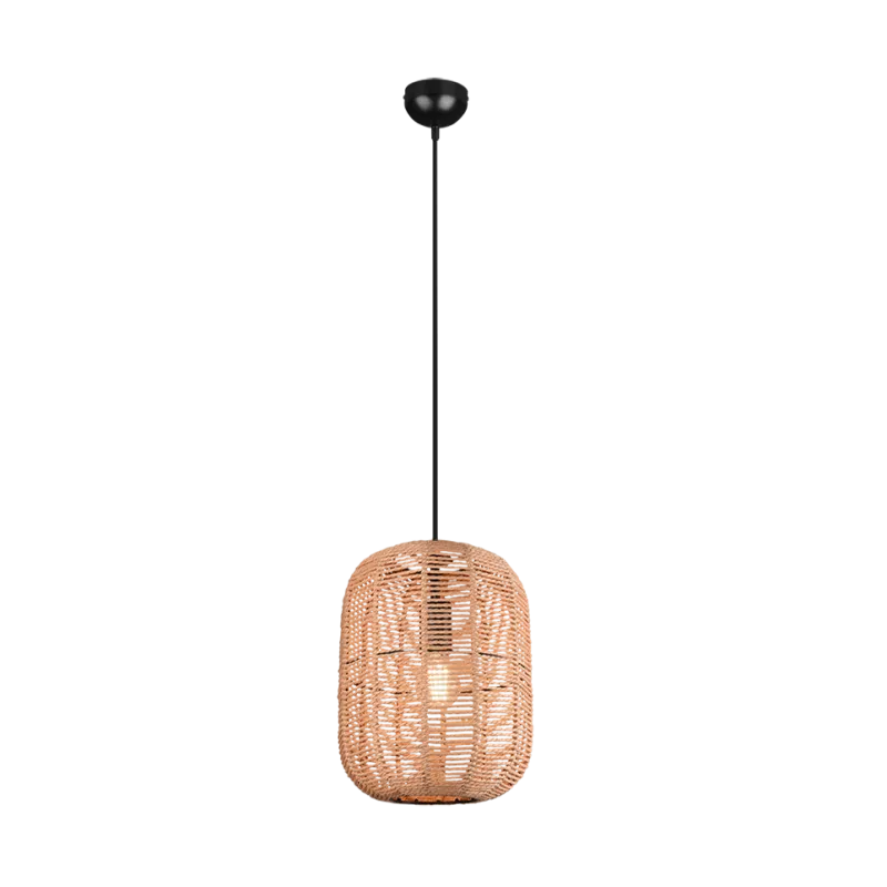 TRIO Suspension intérieur noir mat et brun RUNA - Pas cher