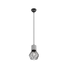TRIO Suspension intérieur noir mat et couleur beton JAMIRO - Pas cher