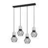TRIO Suspension intérieur noir mat et couleur beton JAMIRO - Pas cher