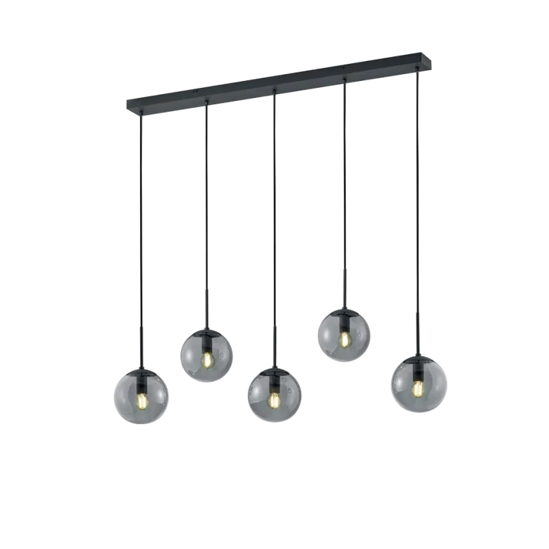 TRIO Suspension intérieur antracite et fumé BALINI - Pas cher