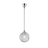 TRIO Suspension intérieur chrome et fumé CLOONEY - Pas cher