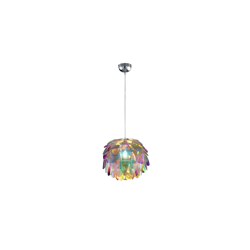TRIO Suspension intérieur chrome et transparent - couleur CLOVER - ...
