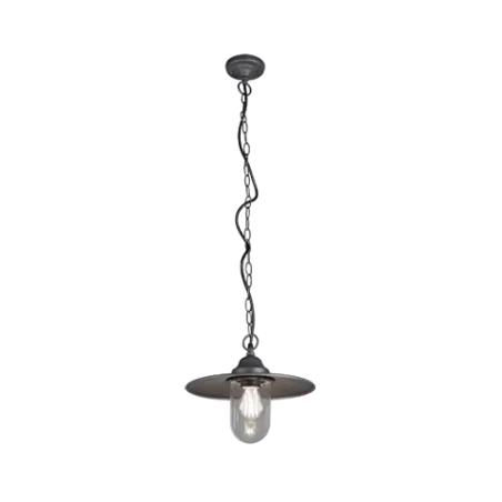 TRIO Suspension extérieur antracite et transparent claire BRENTA - ...