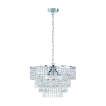 TRIO Suspension intérieur chrome et transparent claire ORIENT - Pas...