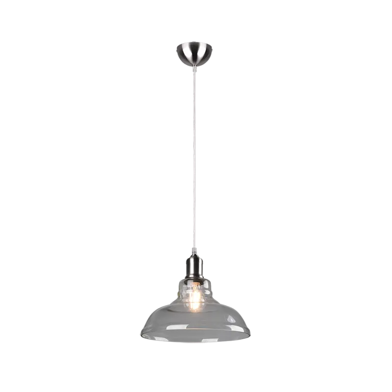 TRIO Suspension intérieur nickel mat et transparent claire ALDO - P...
