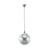 TRIO Suspension intérieur nickel mat et transparent claire DINO - P...
