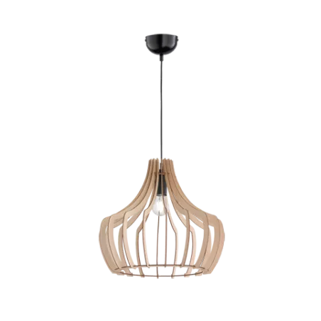 TRIO Suspension intérieur couleur bois WOOD - Pas cher