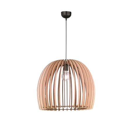TRIO Suspension intérieur couleur bois WOOD - Pas cher
