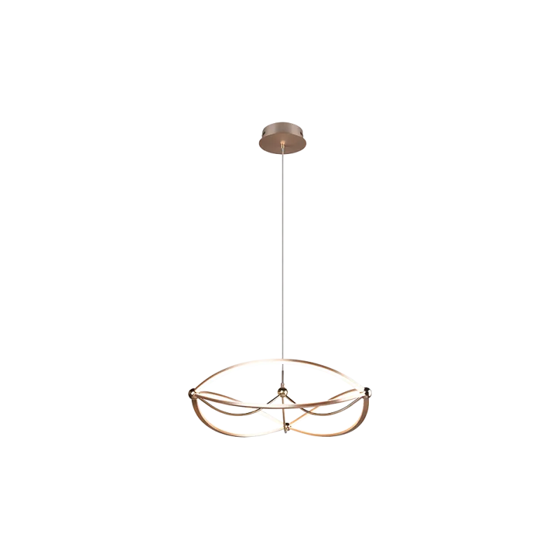 TRIO Suspension intérieur laiton mat CHARIVARI - Pas cher