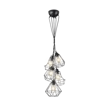 TRIO Suspension intérieur noir mat MEIKE - Pas cher