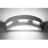 Applique céramique HELIOS, céramique/verre, blanc, E27 - Pas cher