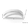 Applique céramique HELIOS, céramique/verre, blanc, E27 - Pas cher