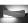 Applique céramique SIGMA, céramique/verre, blanc, E27 - Pas cher