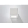 Applique céramique LEO, céramique/verre, blanc, E27 - Pas cher