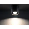Plafonnier ORBIS 1, aluminium noir, GU10 - Pas cher