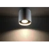 Plafonnier ORBIS 1, aluminium gris, GU10 - Pas cher