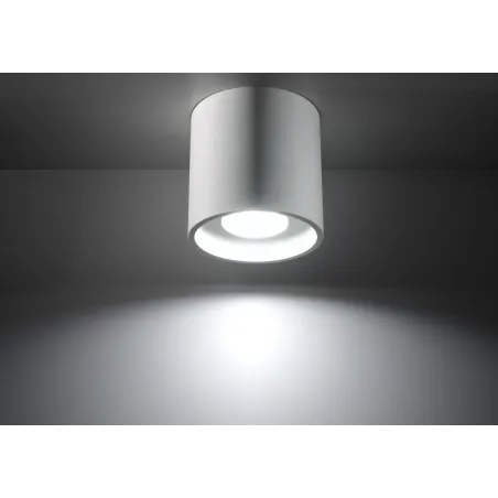 Plafonnier ORBIS 1, aluminium blanc, GU10 - Pas cher