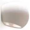 Applique céramique GLOBE, céramique, blanc, E27 - Pas cher