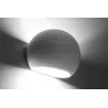 Applique céramique GLOBE, céramique, blanc, E27 - Pas cher
