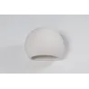 Applique céramique GLOBE, céramique, blanc, E27 - Pas cher
