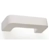 Applique céramique MAGNET, céramique, blanc, E27 - Pas cher