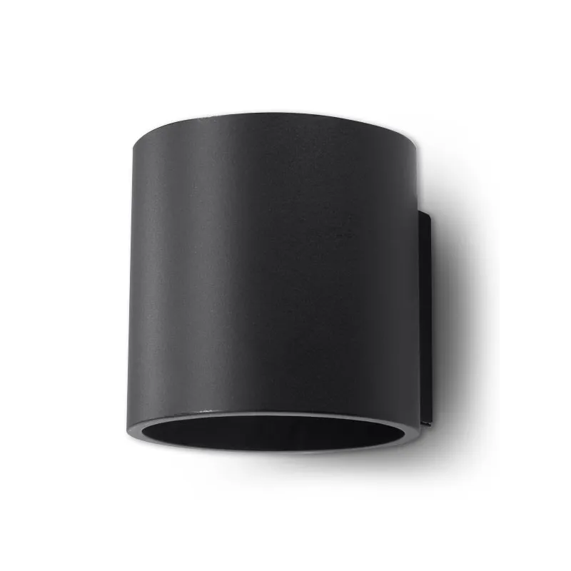 Applique ORBIS 1, aluminium, noir - Pas cher