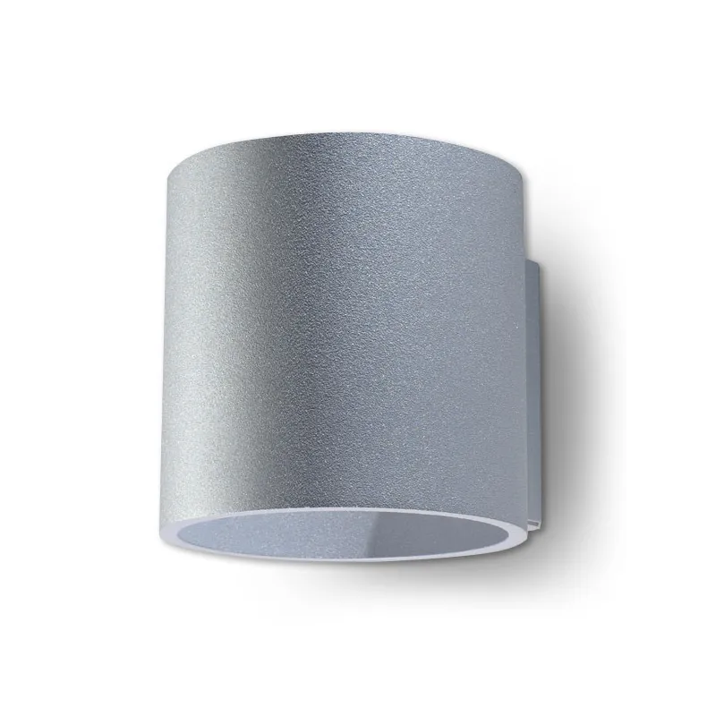 Applique ORBIS 1, aluminium, gris - Pas cher