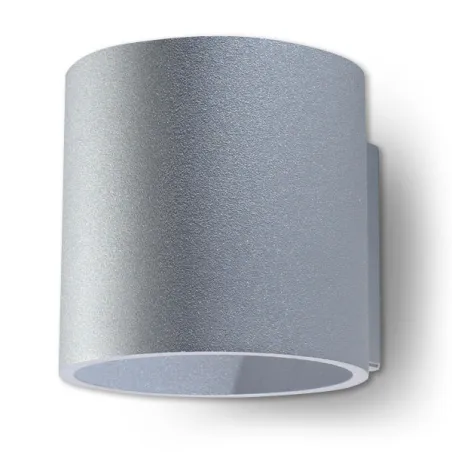 Applique ORBIS 1, aluminium, gris - Pas cher