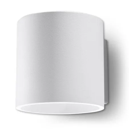 Applique ORBIS 1, aluminium, blanc - Pas cher
