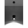 Suspension ORBIS 1, aluminium, noir, GU10 - Pas cher