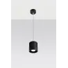 Suspension ORBIS 1, aluminium, noir, GU10 - Pas cher