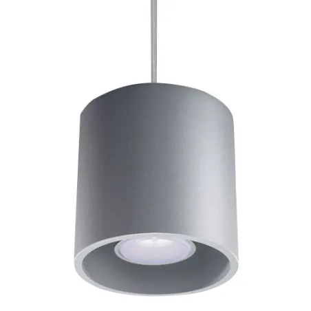 Suspension ORBIS 1, aluminium, gris, GU10 - Pas cher