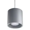 Suspension ORBIS 1, aluminium, gris, GU10 - Pas cher