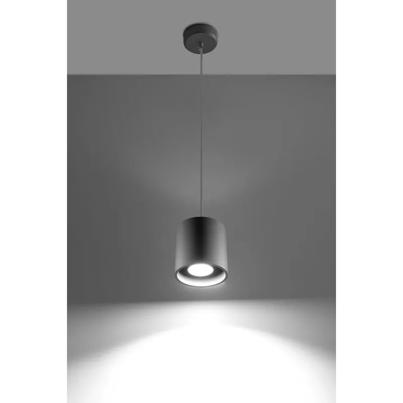 Suspension ORBIS 1, aluminium, gris, GU10 - Pas cher