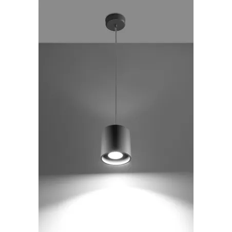 Suspension ORBIS 1, aluminium, gris, GU10 - Pas cher
