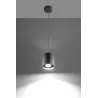 Suspension ORBIS 1, aluminium, gris, GU10 - Pas cher