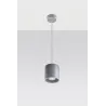 Suspension ORBIS 1, aluminium, gris, GU10 - Pas cher