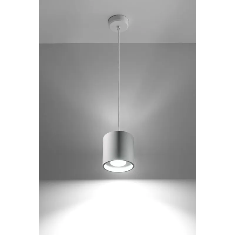 Suspension ORBIS 1, aluminium, blanc, GU10 - Pas cher