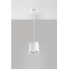 Suspension ORBIS 1, aluminium, blanc, GU10 - Pas cher