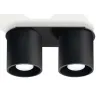 Plafonnier ORBIS 2, aluminium, noir, GU10 - Pas cher
